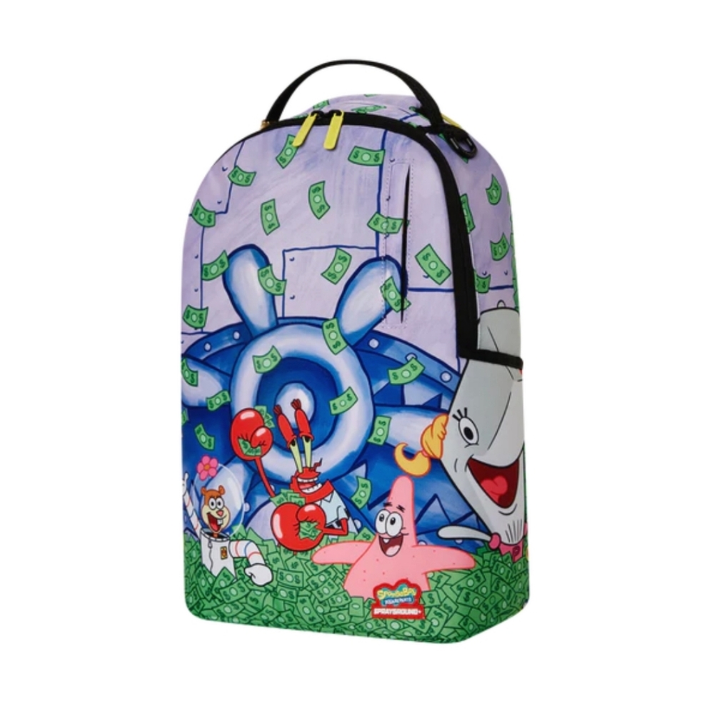 Sprayground Spongebob Crew Money Bath Backpack - Picture 5 of 11